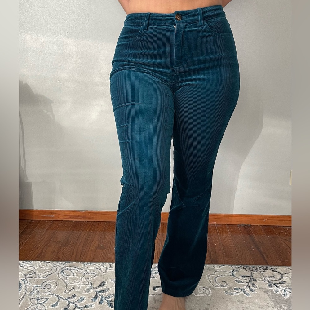 Laundry Corduroy blue bootcut pants